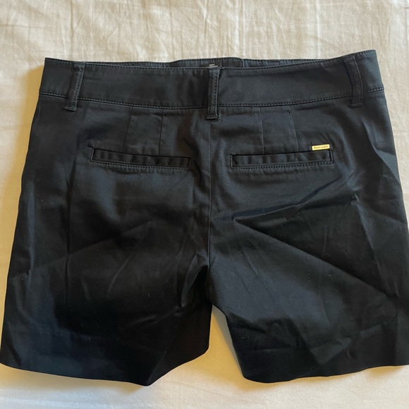 White House Black Market Black Flat Front Shorts - Picture 3 of 4